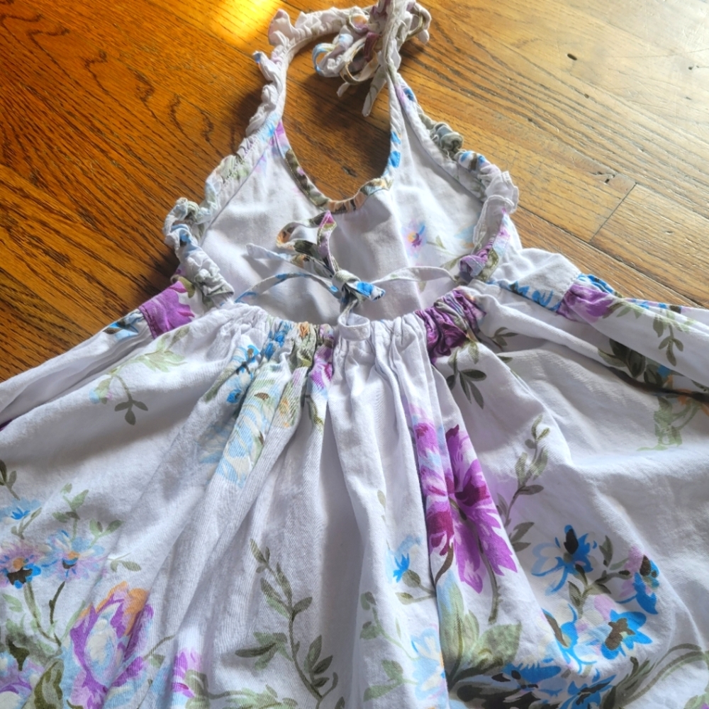 Girls dress flower purple 💜